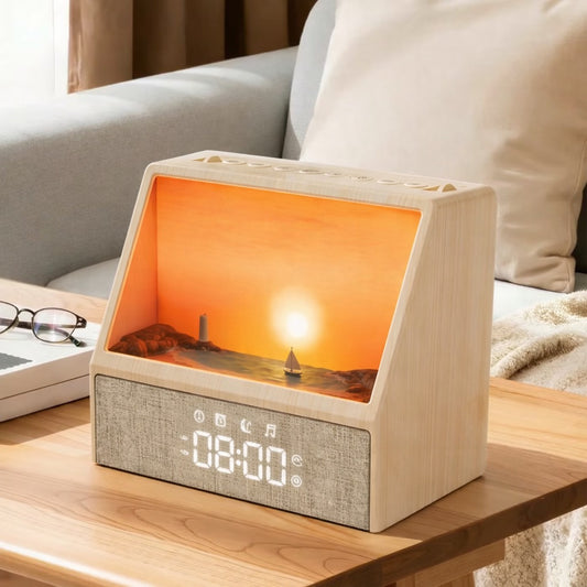 🎁Flash Sale 49% Off⏰️Sunrise Alarm Clock, Wake Up Light with Dual Alarm