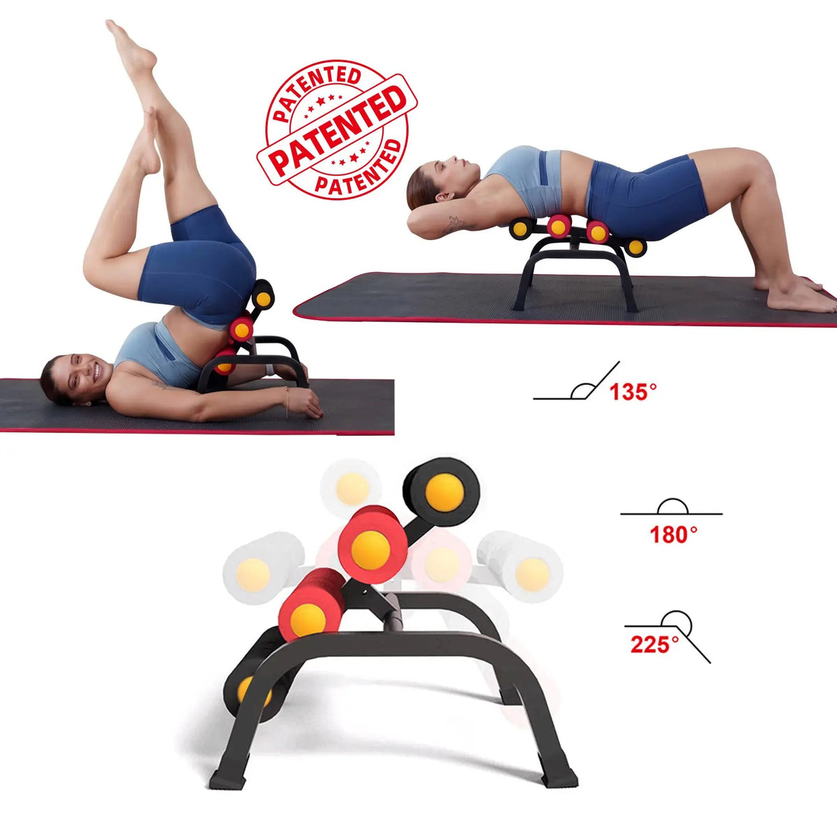 🔥Anniversary Sale⚡Magic BB Mini inversion Table,Glutes Trainer Machine