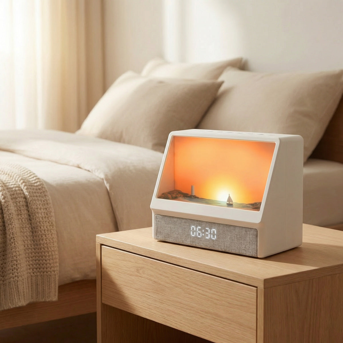 🎁Flash Sale 49% Off⏰️Sunrise Alarm Clock, Wake Up Light with Dual Alarm