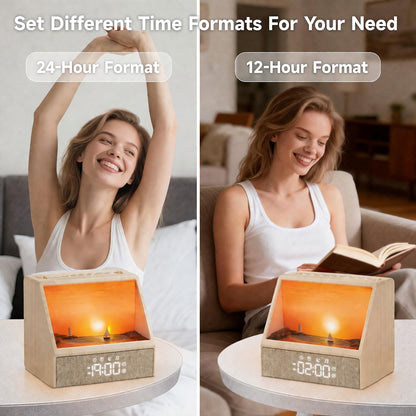 🎁Flash Sale 49% Off⏰️Sunrise Alarm Clock, Wake Up Light with Dual Alarm