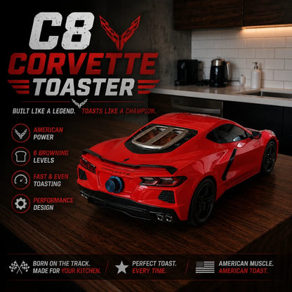 🎁Flash Sale 49% Off⏰️Sports Car Shaped Toaster — American Muscle Breakfast Legend🏎️