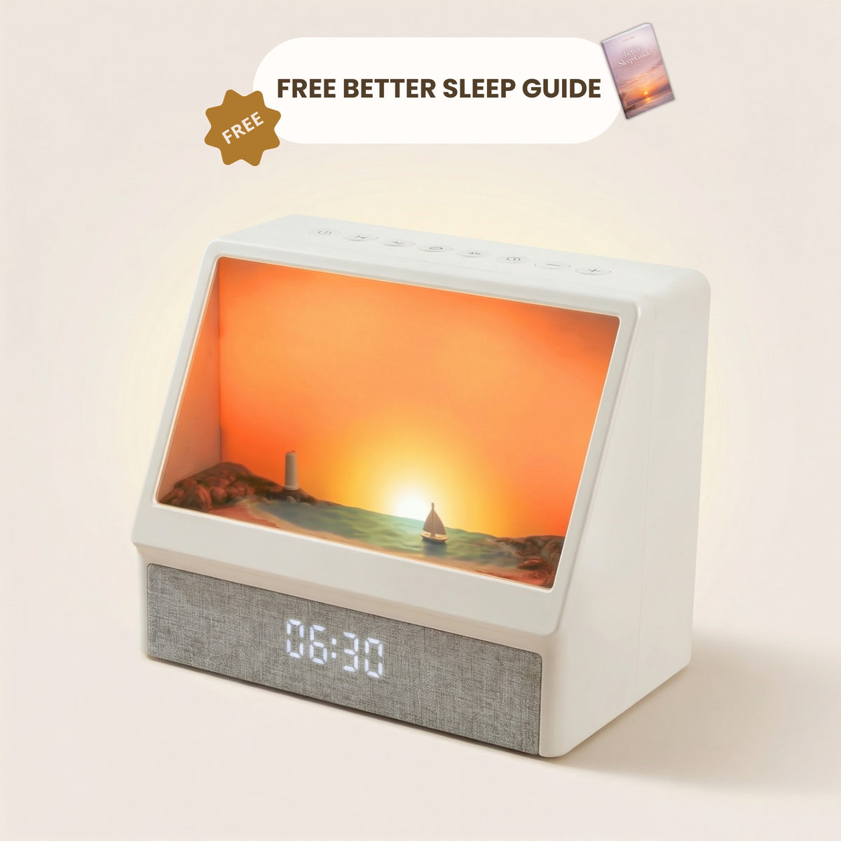 🎁Flash Sale 49% Off⏰️Sunrise Alarm Clock, Wake Up Light with Dual Alarm