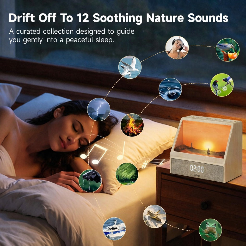 🎁Flash Sale 49% Off⏰️Sunrise Alarm Clock, Wake Up Light with Dual Alarm