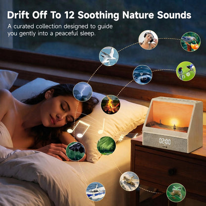 🎁Flash Sale 49% Off⏰️Sunrise Alarm Clock, Wake Up Light with Dual Alarm