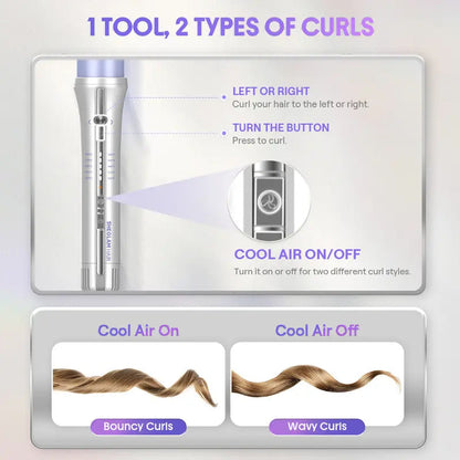 🔥Anniversary Sale⚡One-Touch Auto-Rotating Airflow Styler for Effortless Long-Lasting Curls