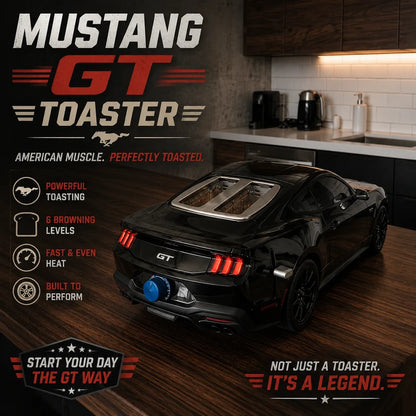 🎁Flash Sale 49% Off⏰️Sports Car Shaped Toaster — American Muscle Breakfast Legend🏎️