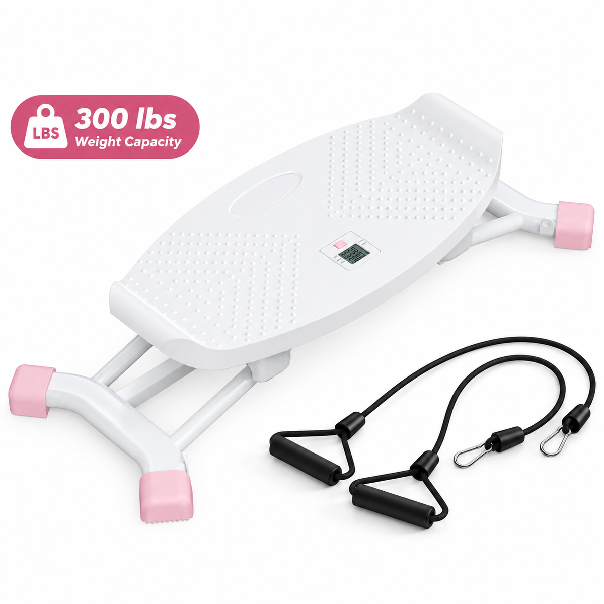 🎁Limited-Time Sale 49% OFF⏰️Balance Board for Adults, Rocking Stepper with Resistance Bands