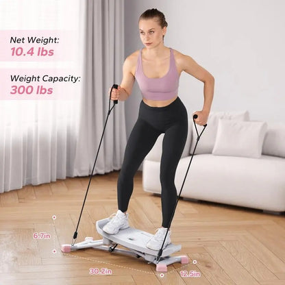 🎁Limited-Time Sale 49% OFF⏰️Balance Board for Adults, Rocking Stepper with Resistance Bands